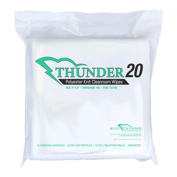 Thunder 20 Polyester Knit Wipes